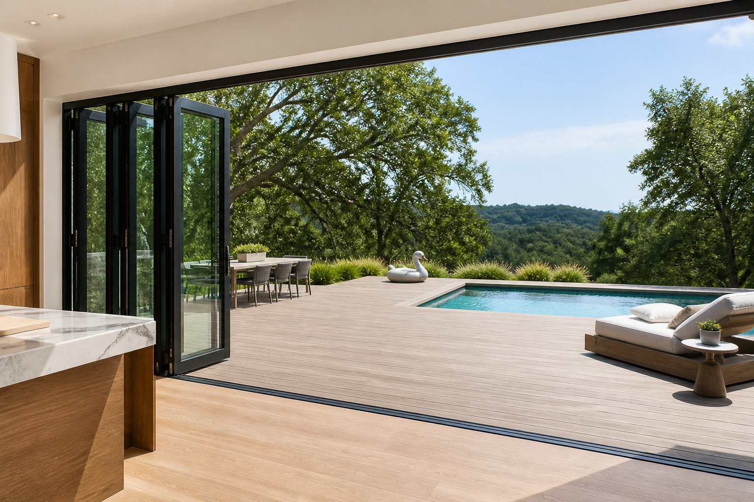 VLX 100 Bifold / Folding Door in West Covina, CA | Hale Windows West Covina - detail 4