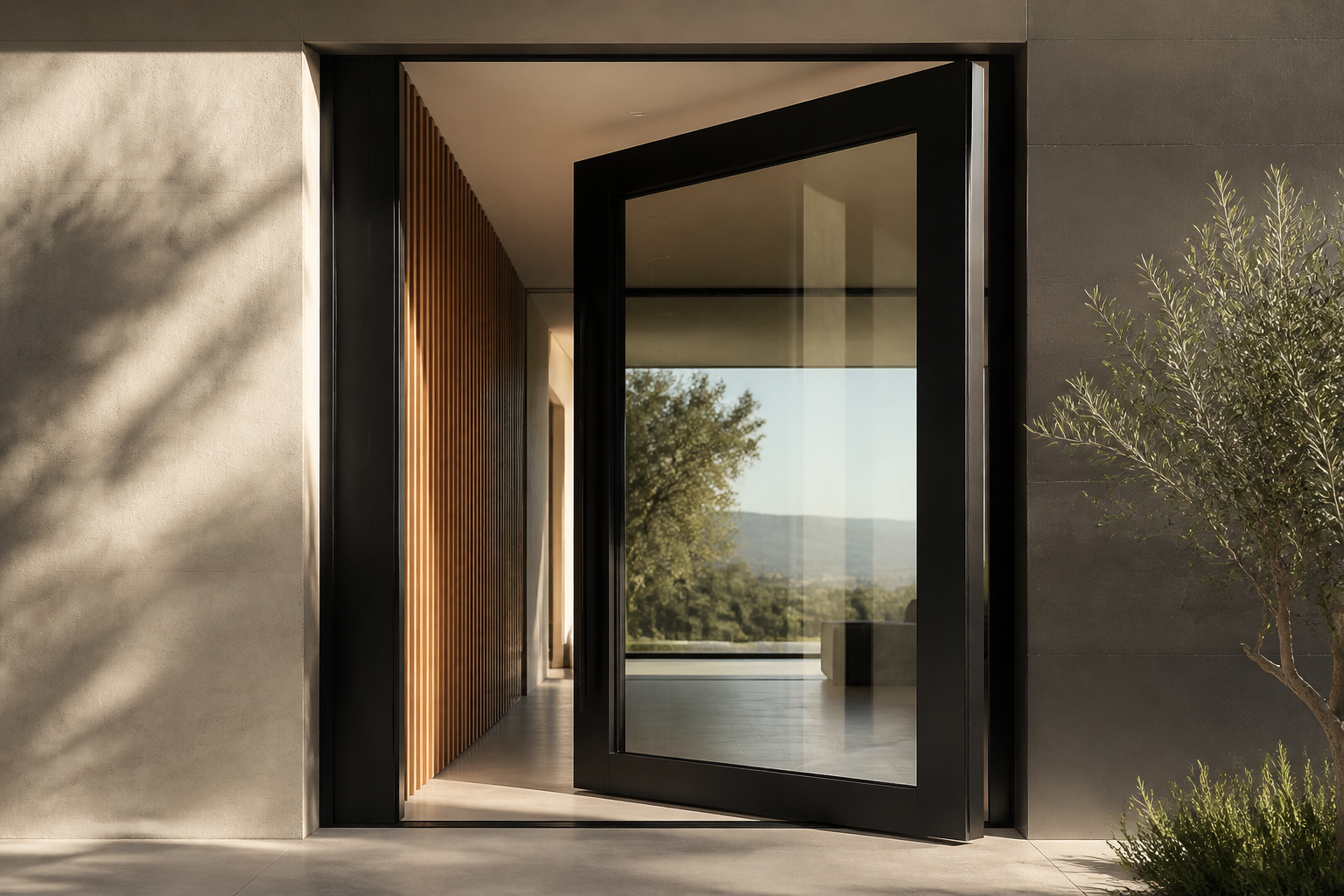 VLX 100 Pivot Door in West Covina, CA | Hale Windows West Covina - detail 2